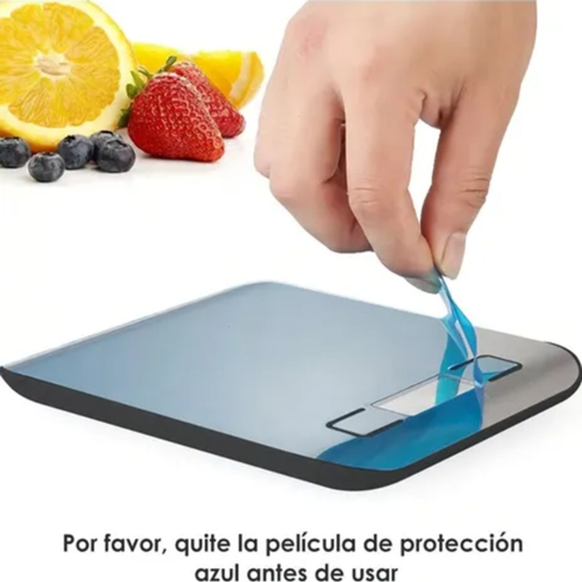 GENERICO - Balanza cocina digital acero 5kg color plateado