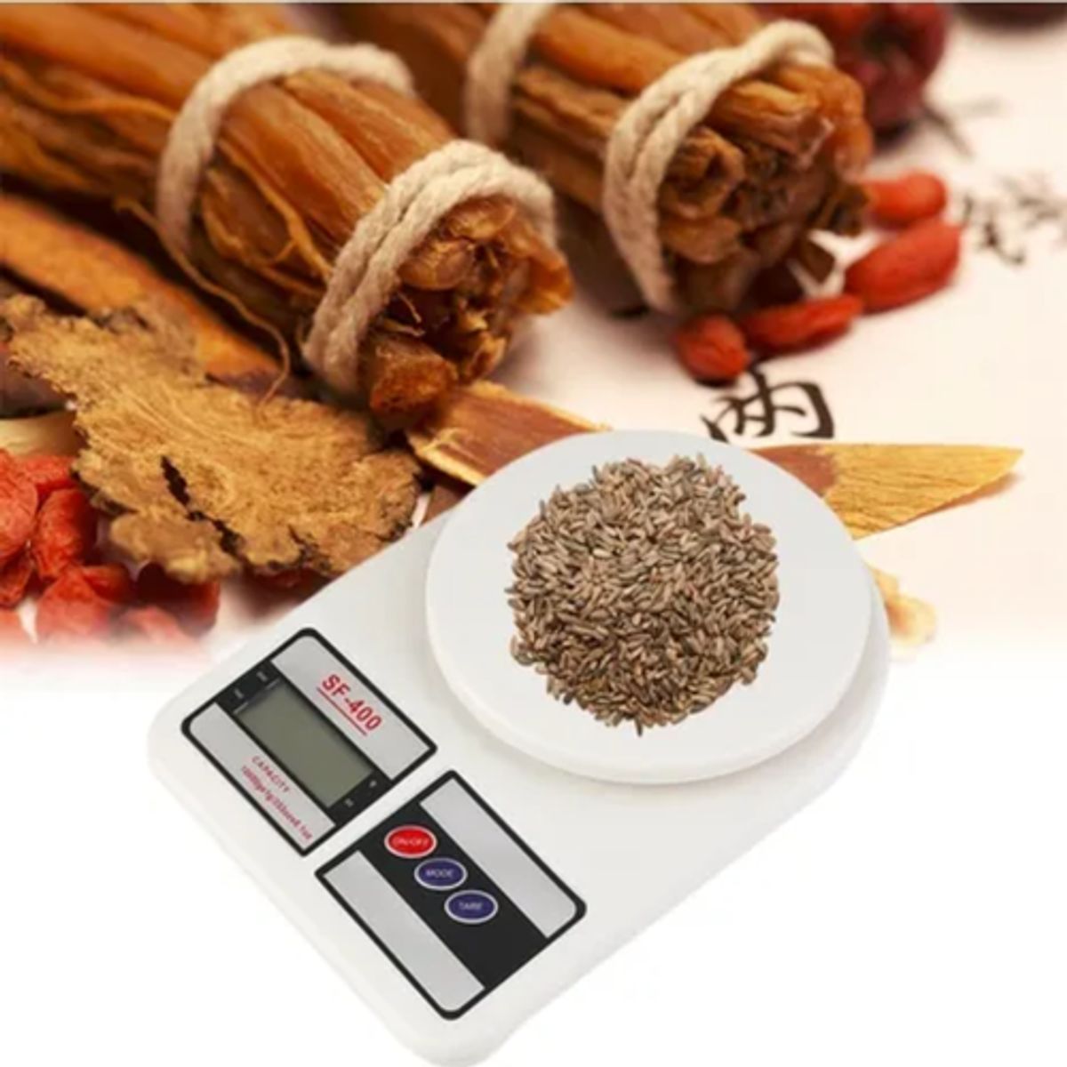 GENERICO - Balanza cocina digital comercio 10kg con pilas