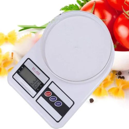 GENERICO Balanza cocina digital comercio 1g a 10kg color blanco