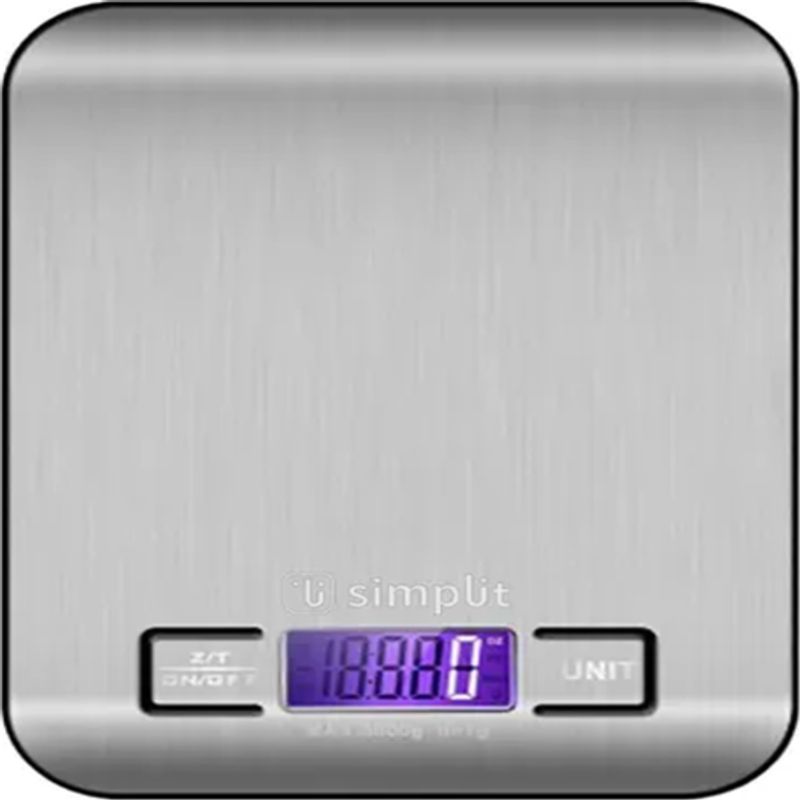 GENERICO - Balanza cocina digital Simplit 5kg color gris