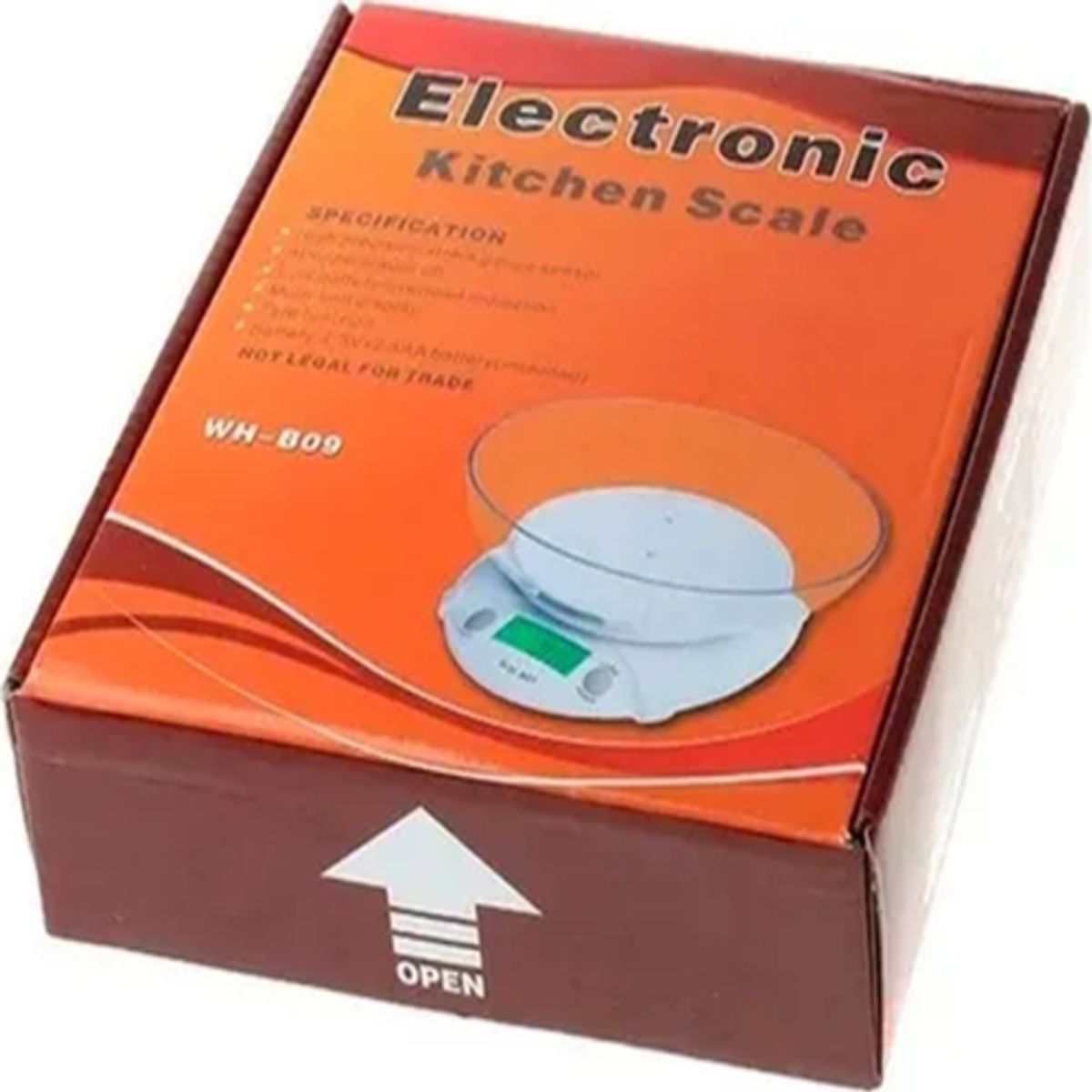 GENERICO - Pesa cocina digital 1g a 7kg con bowl color blanco