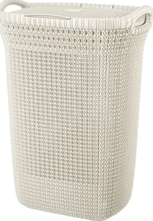 Canasto ropa rectangular Khipu plástico | Sodimac Chile