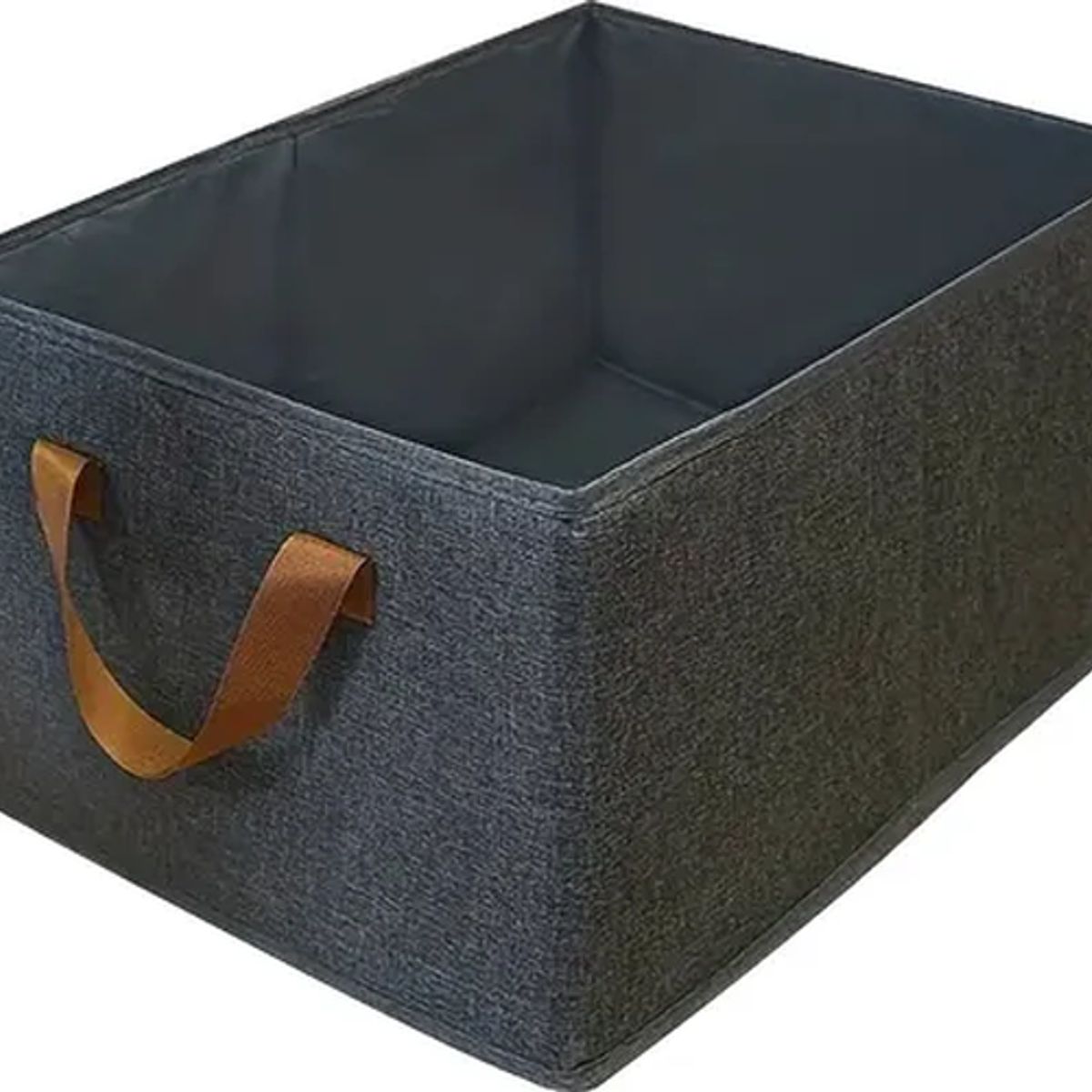 GENERICO - Cesta ropa almacenamiento con asas rectangular