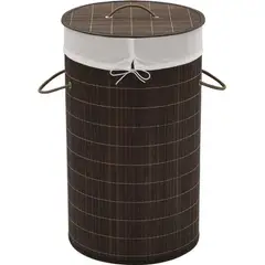 GENERICO - Cesto ropa bambú natural 60x40cm