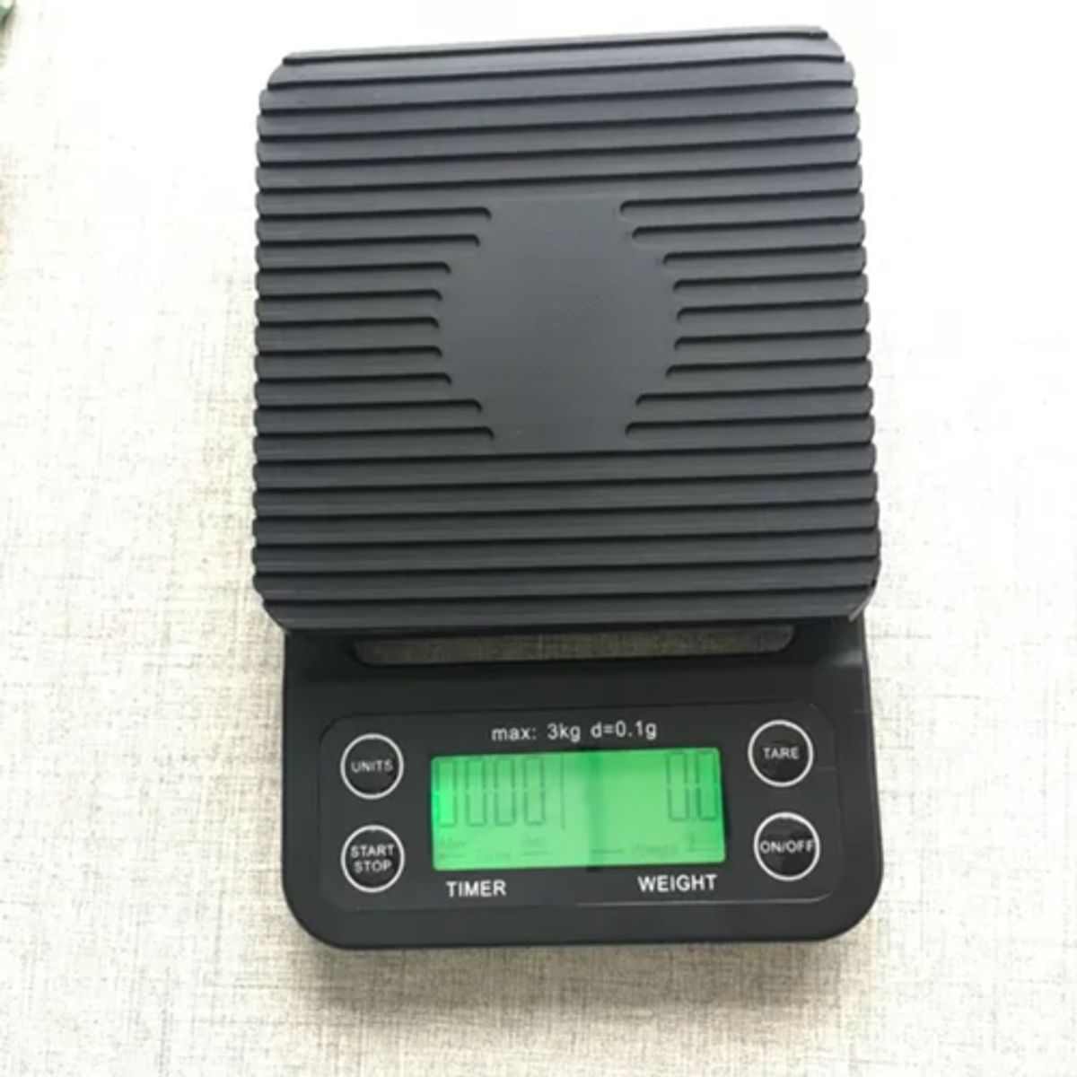 GENERICO - Balanza cocina precisión 01g a 3kg color negro