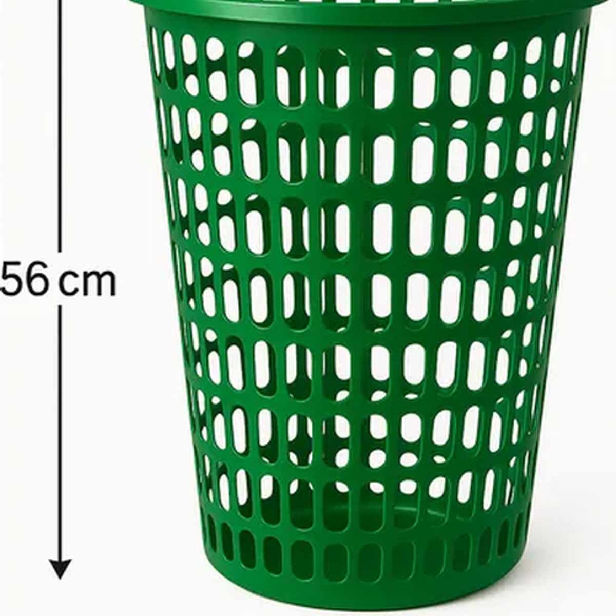 GENERICO - Canasta plástico rejillas 55l ropa