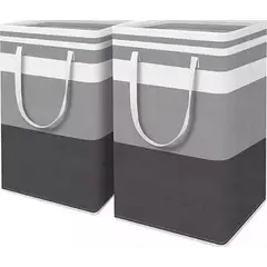 GENERICO - Cesto ropa sucia plegable organización 75l 2p