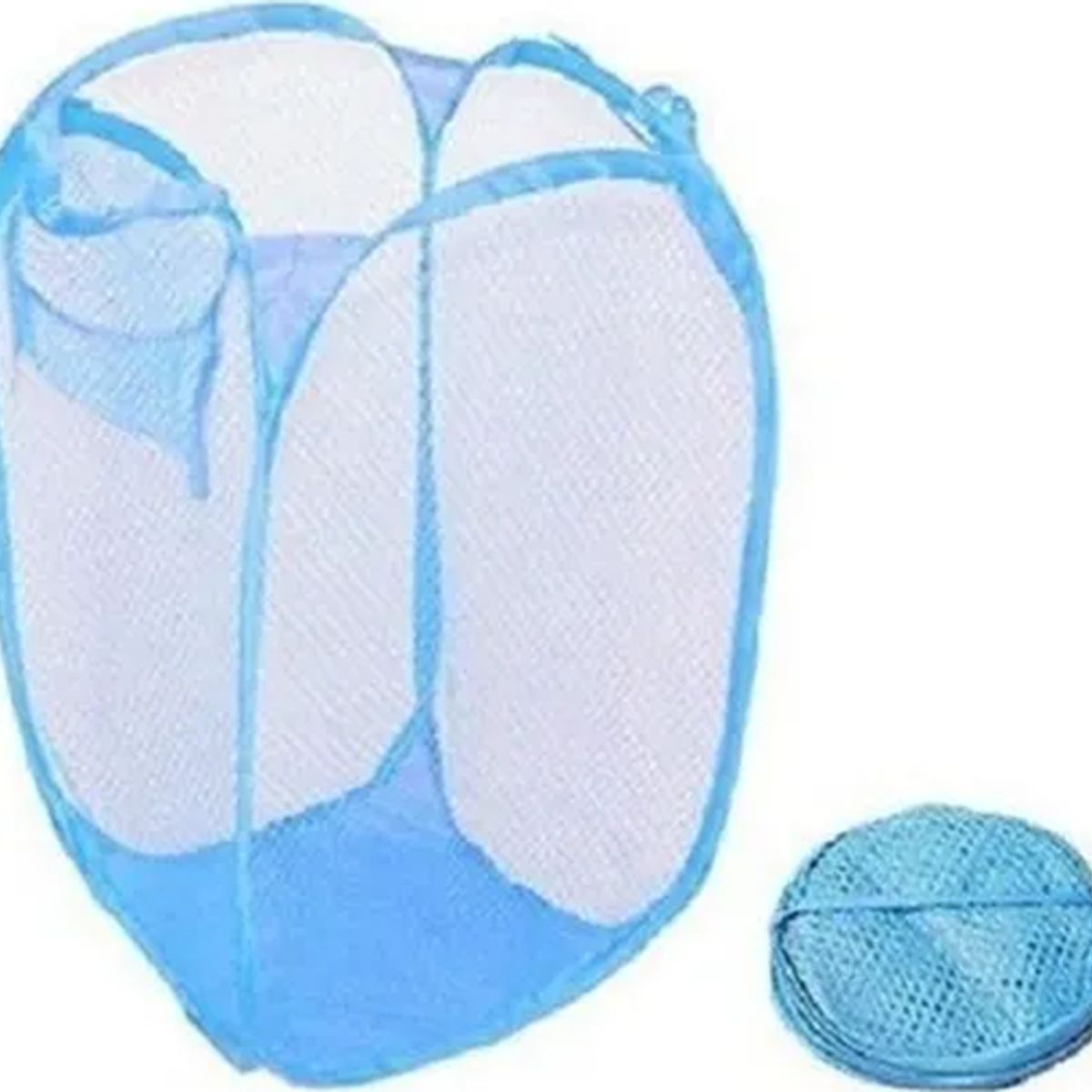 GENERICO - Canasto malla ropa plegable lavandería