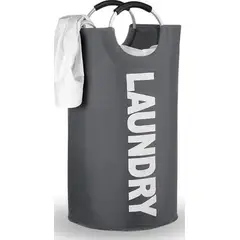 GENERICO - Cesta ropa sucia plegable con asas laundry