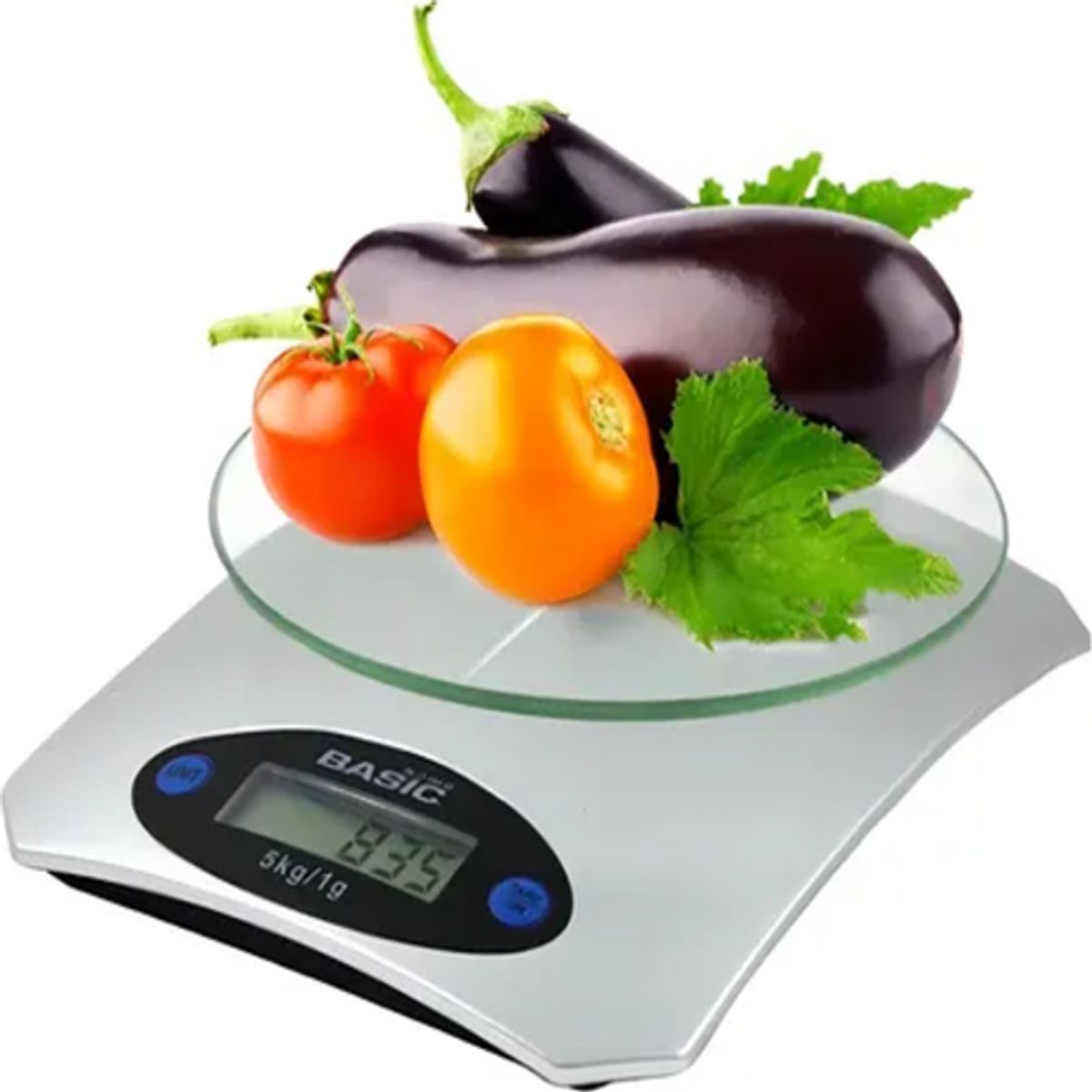 GENERICO - Pesa cocina digital 5kg color gris