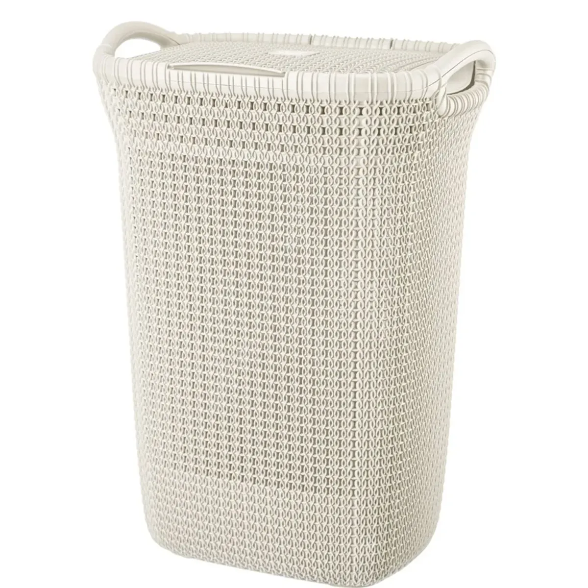 GENERICO - Canasto ropa Khipu 60l color blanco