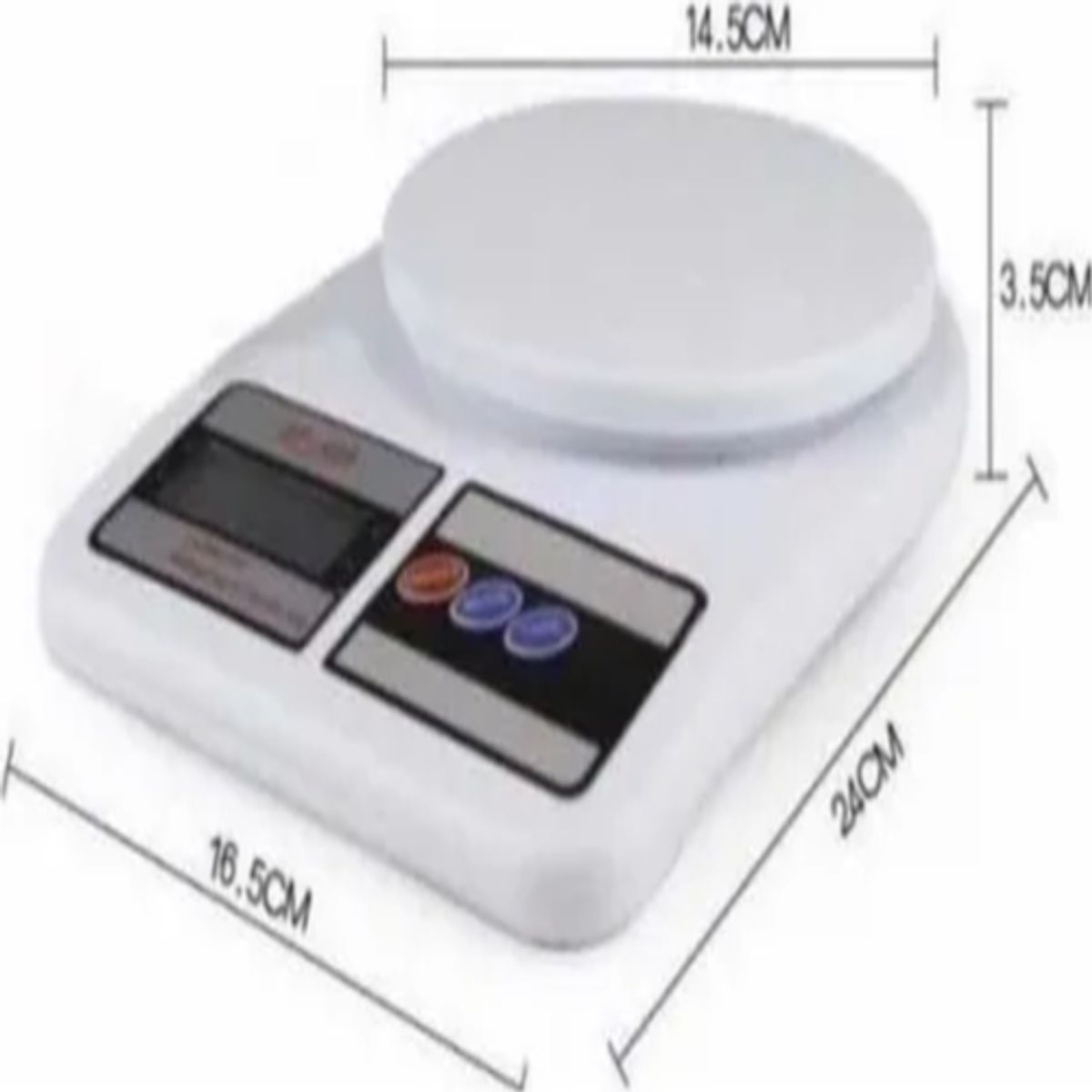 GENERICO - Pesa digital báscula cocina 7kg top