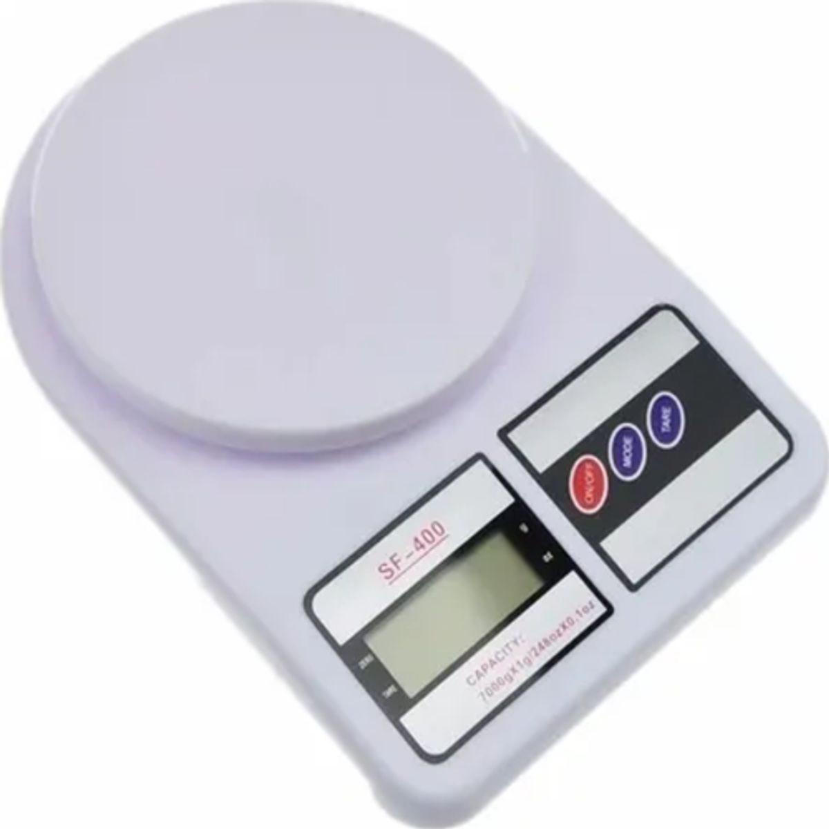 GENERICO - Balanza digital cocina comercio 10kg Pix color blanco
