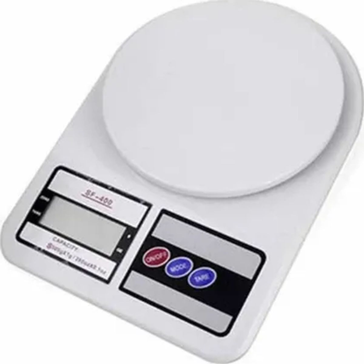 GENERICO - Balanza digital cocina comercio 10kg Pix color blanco