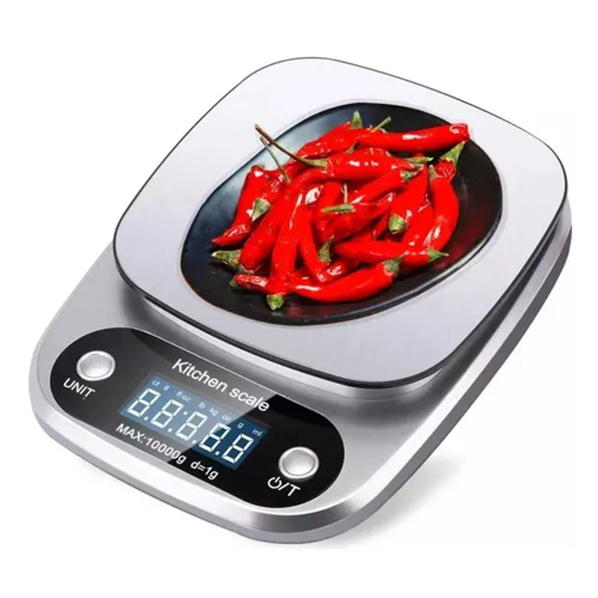 GENERICO - Balanza alimentos digital cocina 10kg