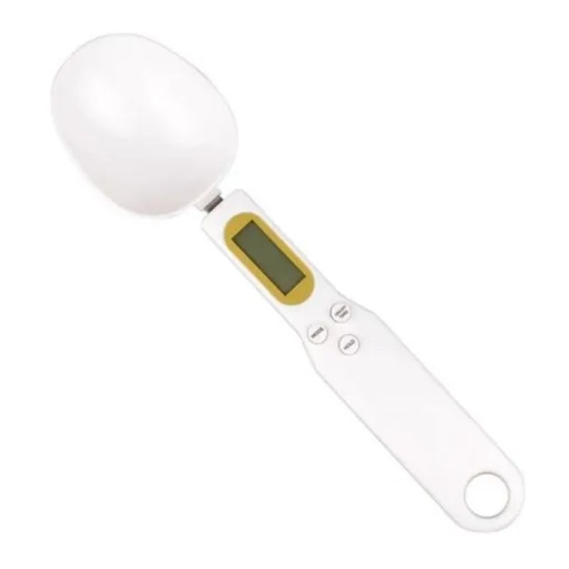 GENERICO - Pesa digital cuchara cocina 01g a 500g color blanco