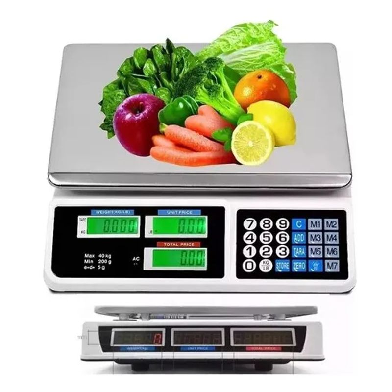 GENERICO - Balanza digital 40kg con bandeja