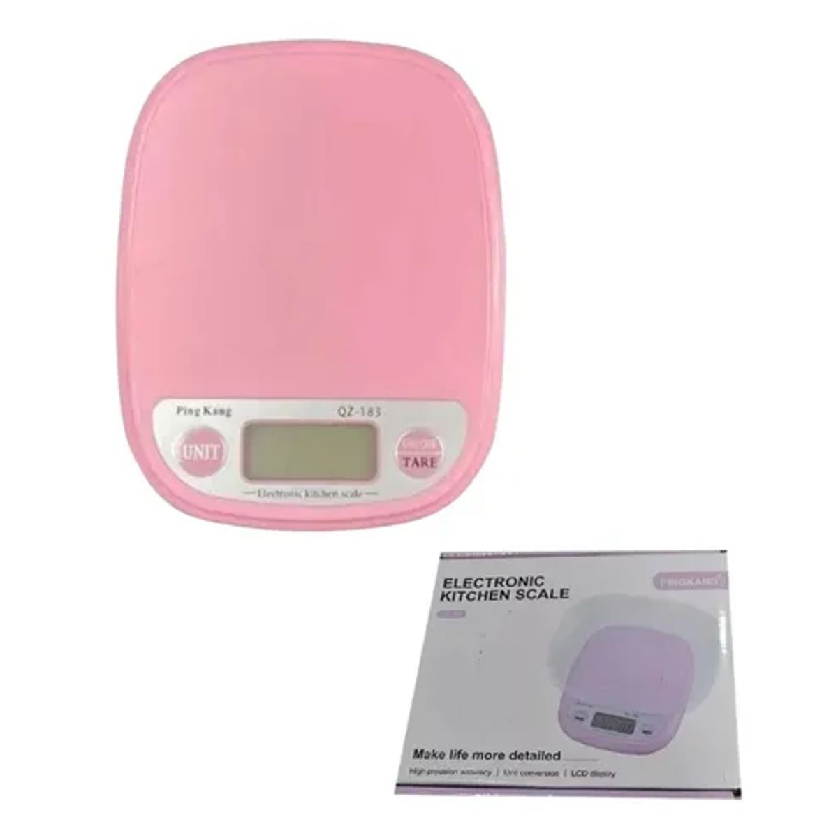 Balanza digital cocina con bandeja 5kg, marca GENERICO - Foto Principal
