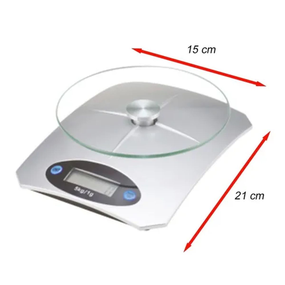 GENERICO - Pesa alimentos cocina digital 5kg