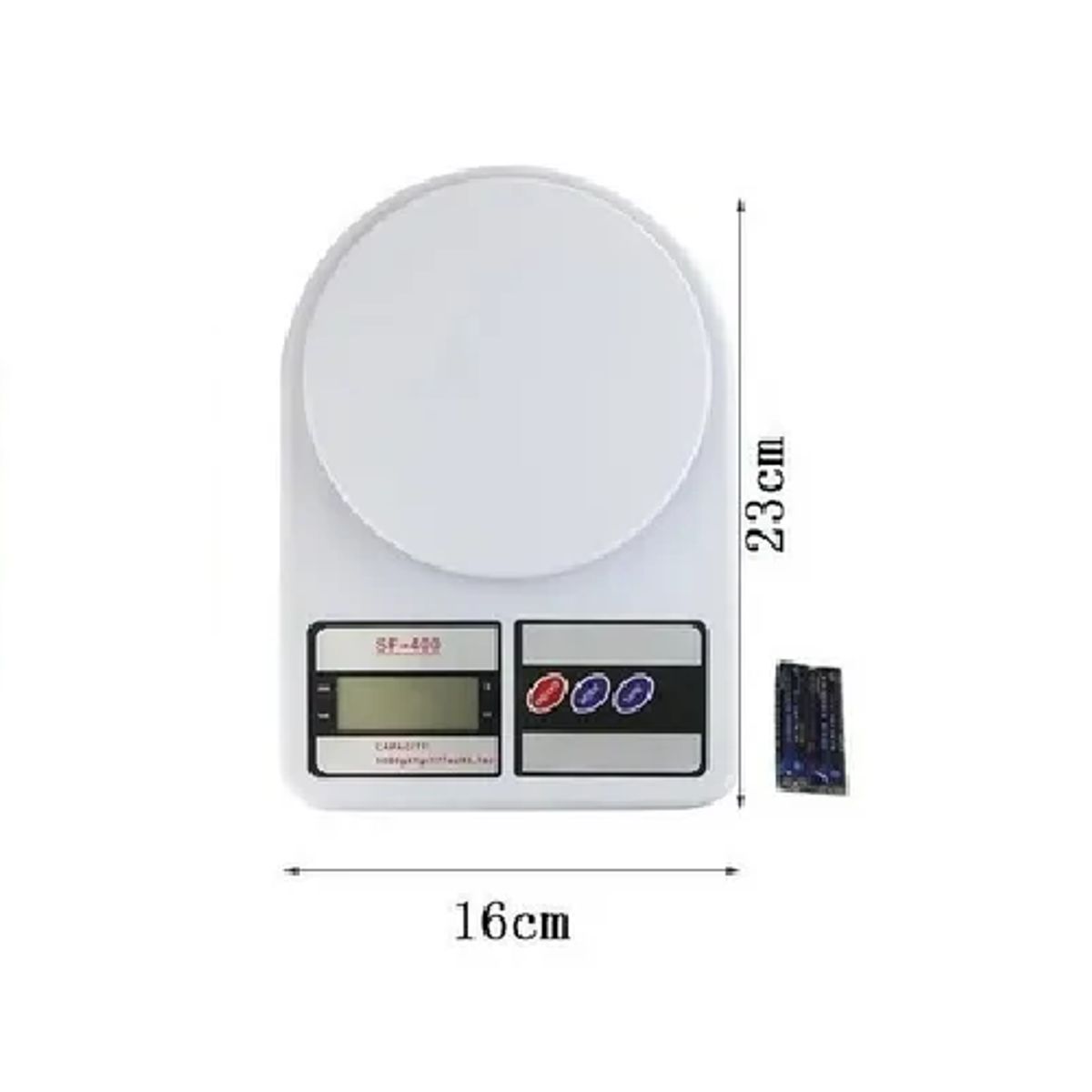 GENERICO - Balanza digital cocina peluquería 10kg