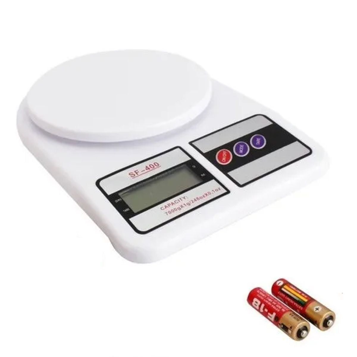 GENERICO - Pesa balanza cocina portátil hasta 7kg