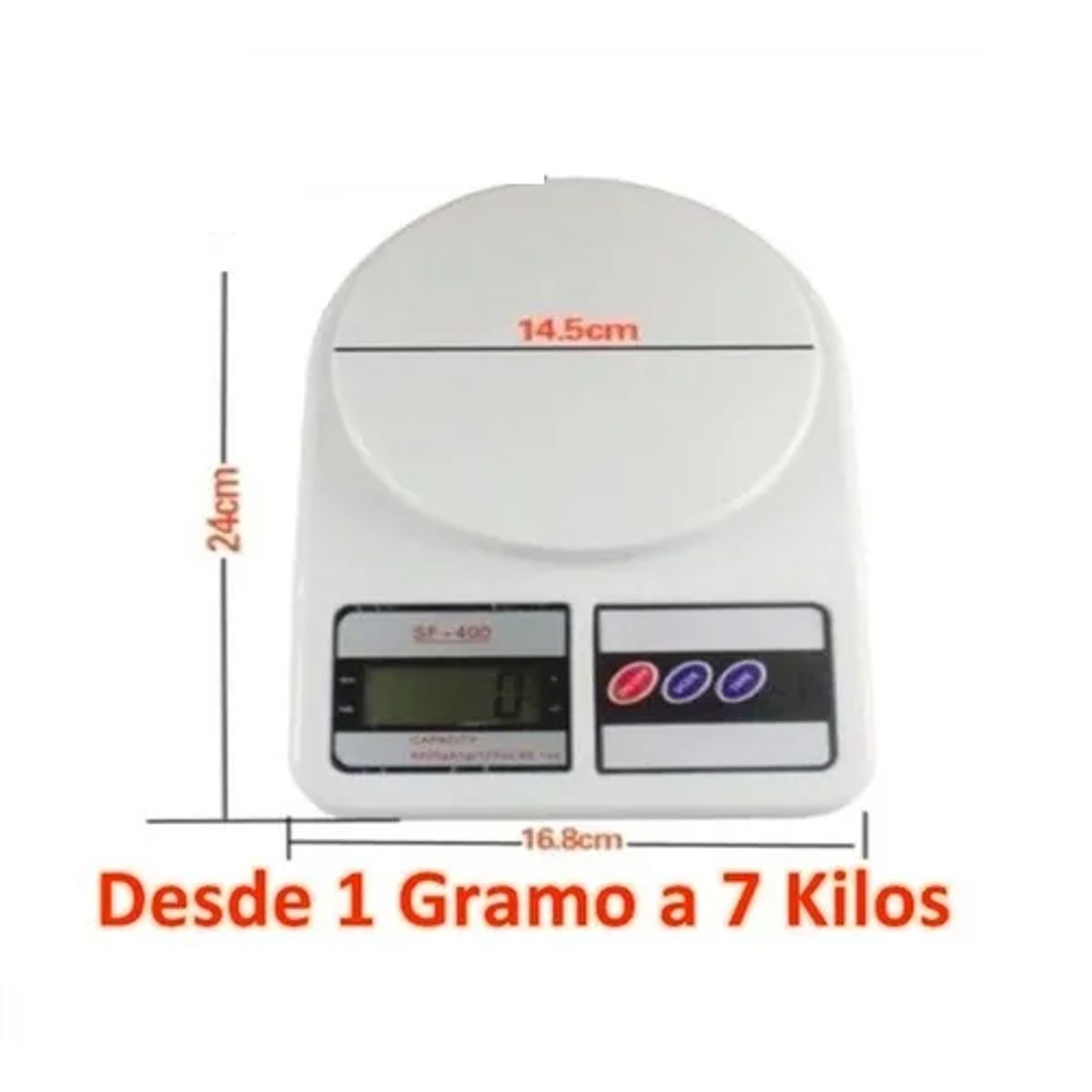 GENERICO - Balanza digital cocina comercio 7kg