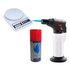 GENERICO - Balanza digital cocina + soplete + gas