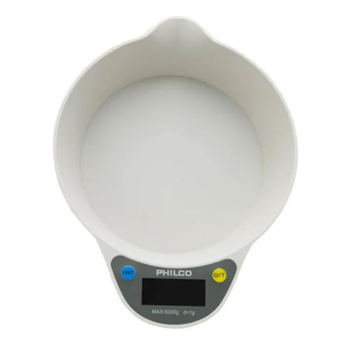 GENERICO - Balanza digital tipo bowl 5kg Philco