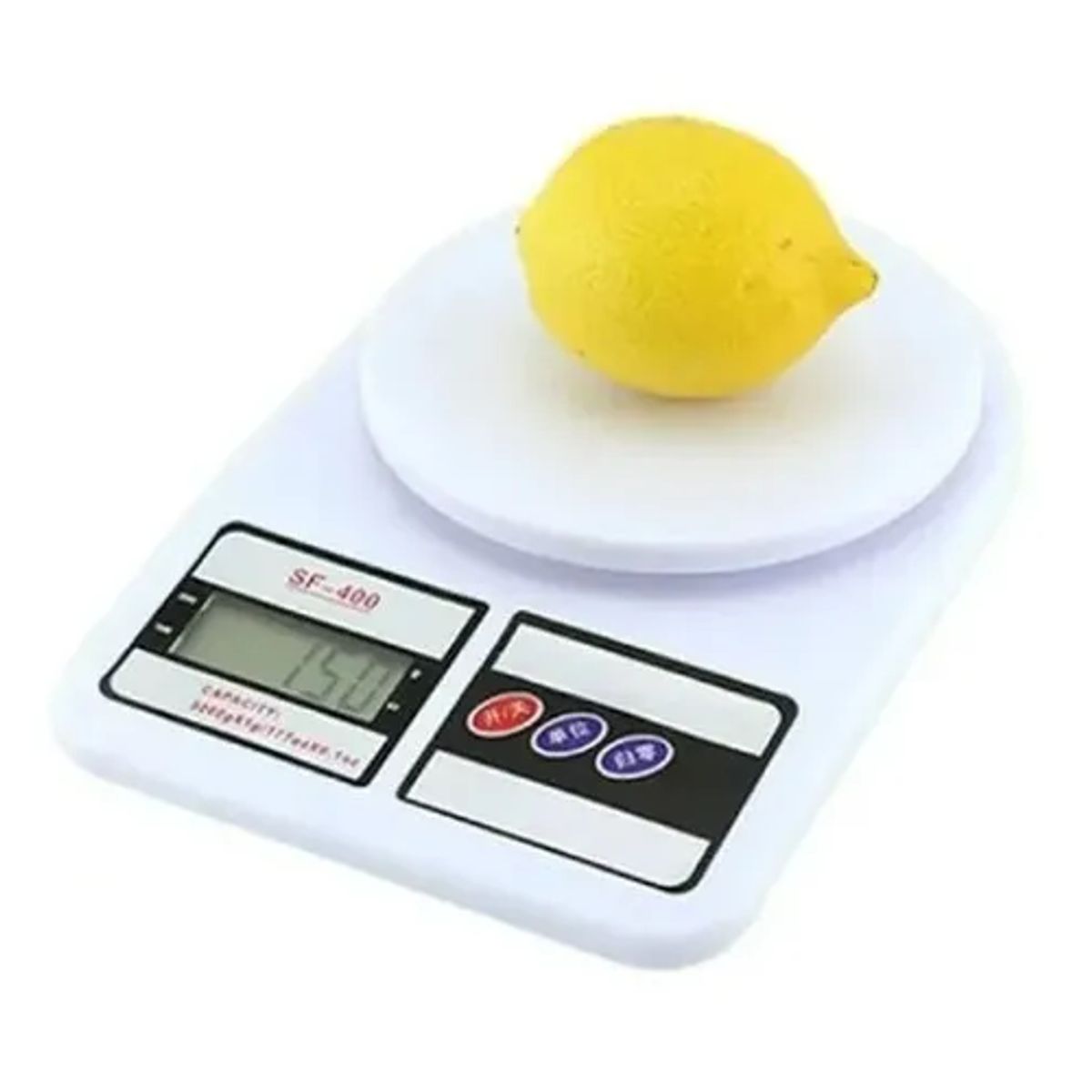GENERICO - Pesa digital cocina 7kg con pilas