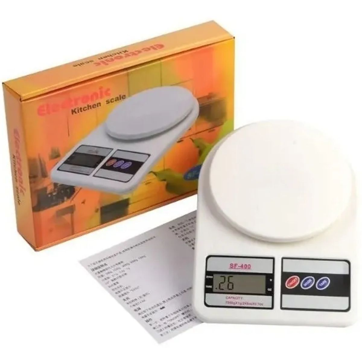GENERICO - Balanza digital cocina comercio 10kg envío rápido