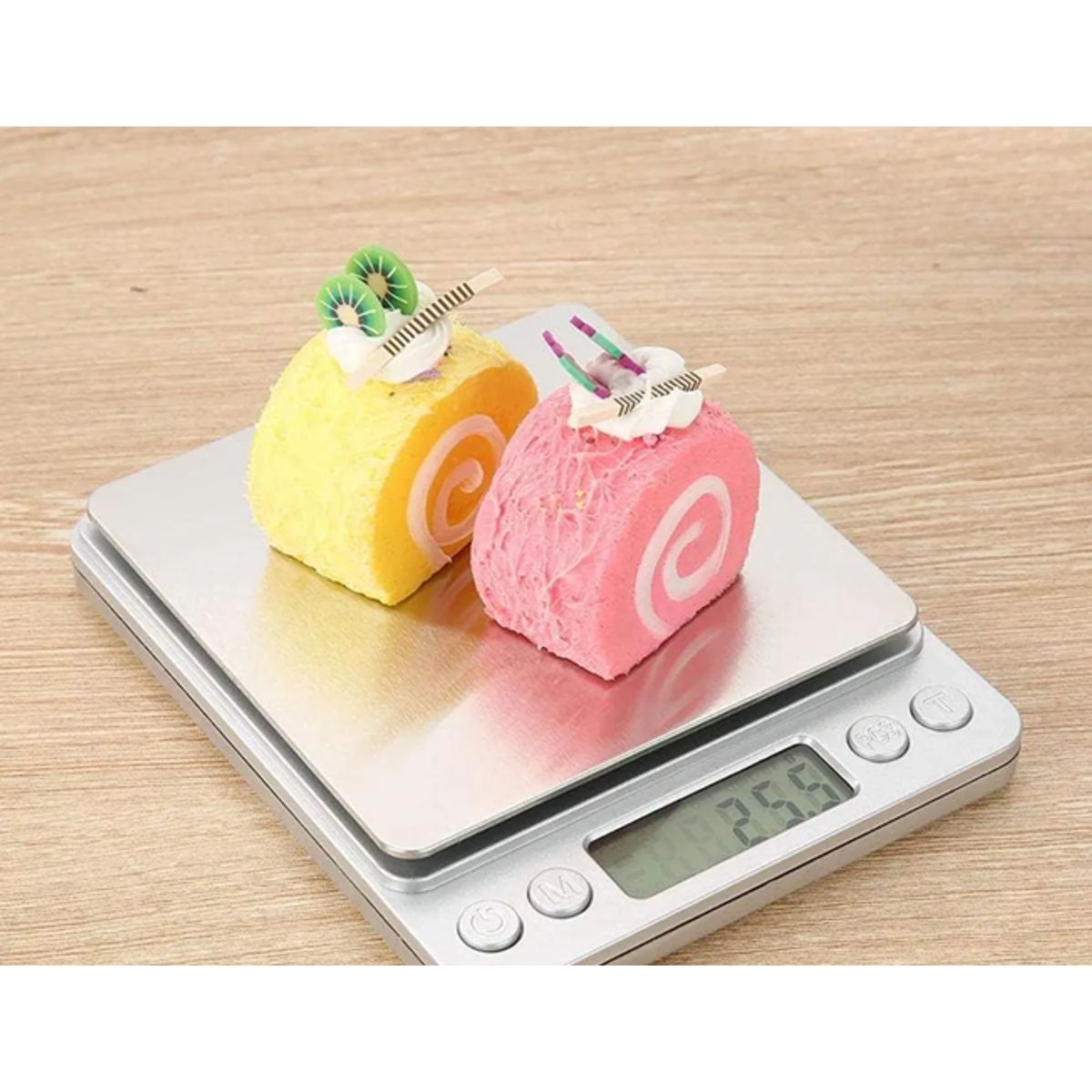 GENERICO - Mini balanza digital cocina 01g a 2000g color blanco