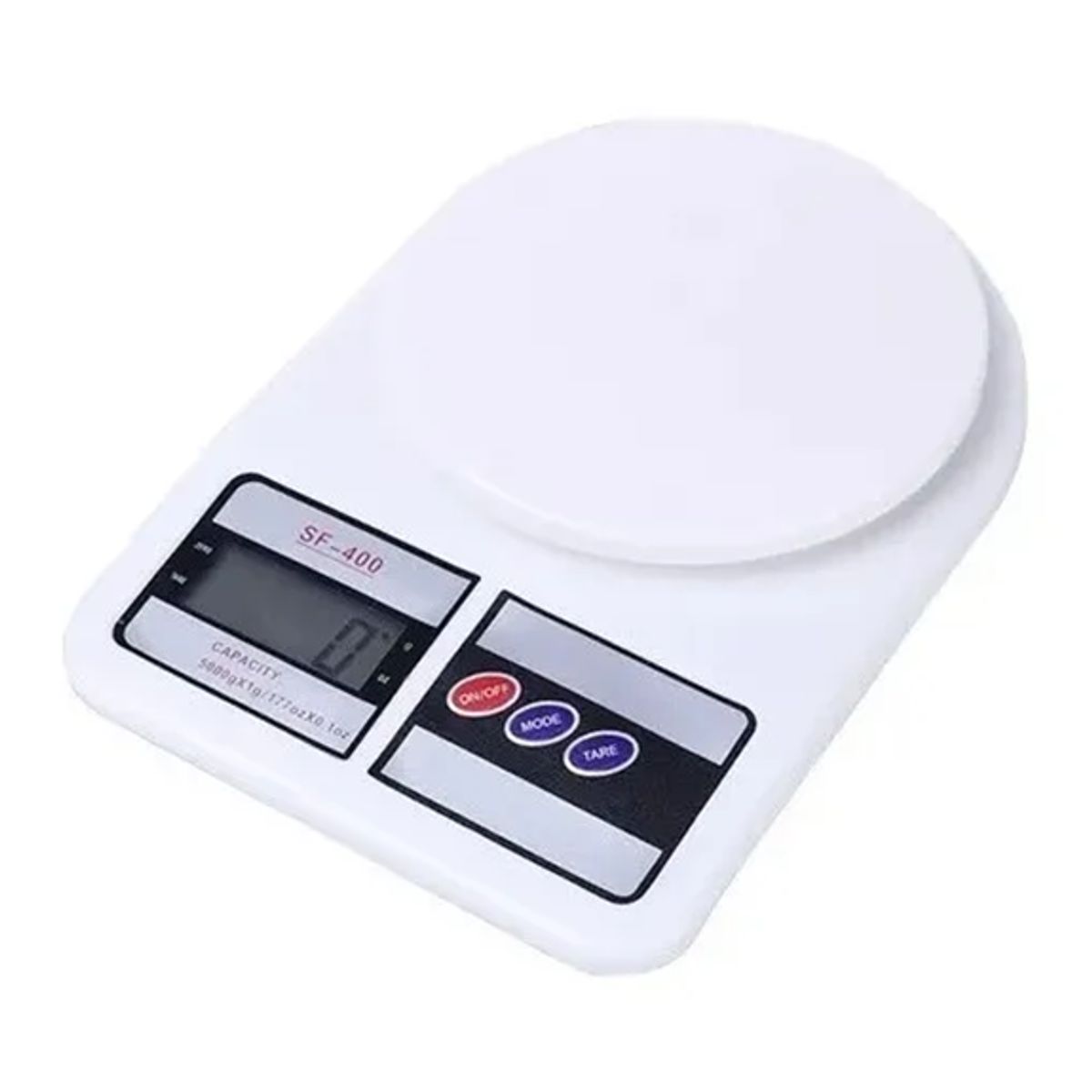 GENERICO - Balanza digital cocina comercio 10kg color blanco