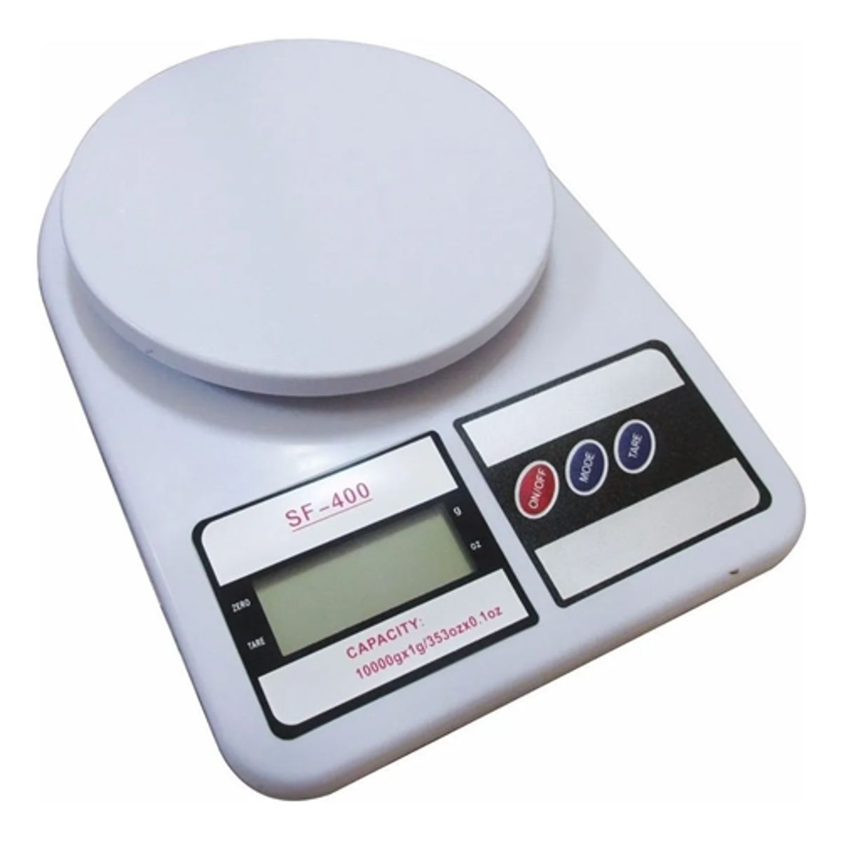 GENERICO - Balanza digital cocina Tomate sf-400 10kg color blanco