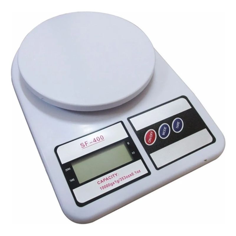 GENERICO - Balanza digital cocina Tomate sf-400 10kg color blanco