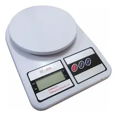 GENERICO - Balanza digital cocina Tomate sf-400 10kg color blanco