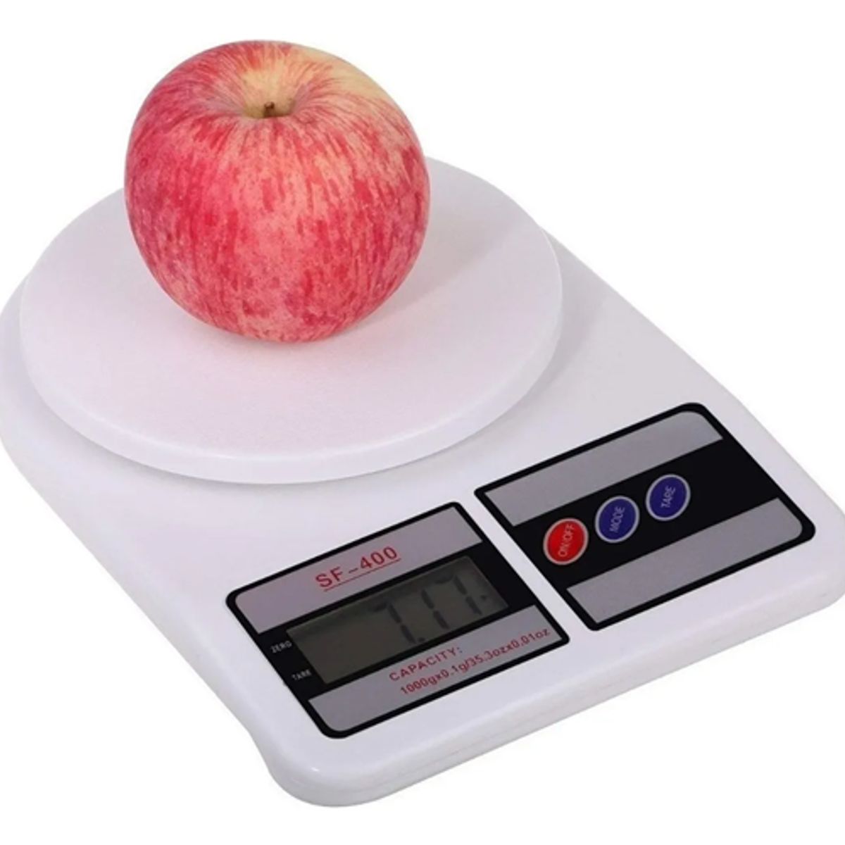 GENERICO - Balanza digital cocina Tomate sf-400 10kg color blanco