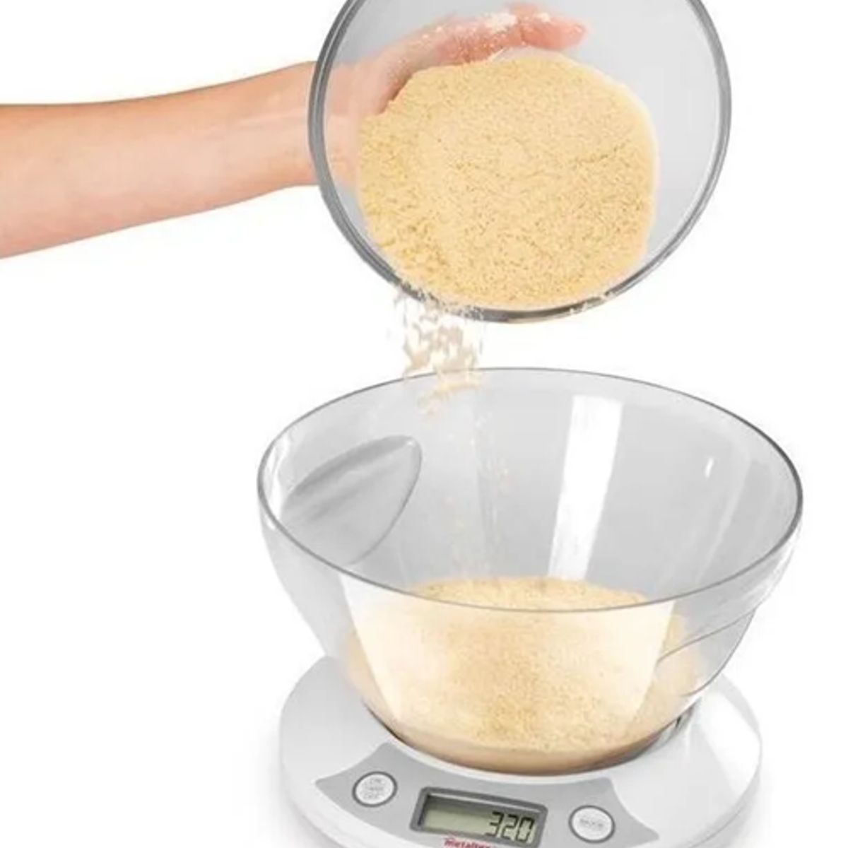 GENERICO - Balanza digital cocina Metaltex 5kg color blanco