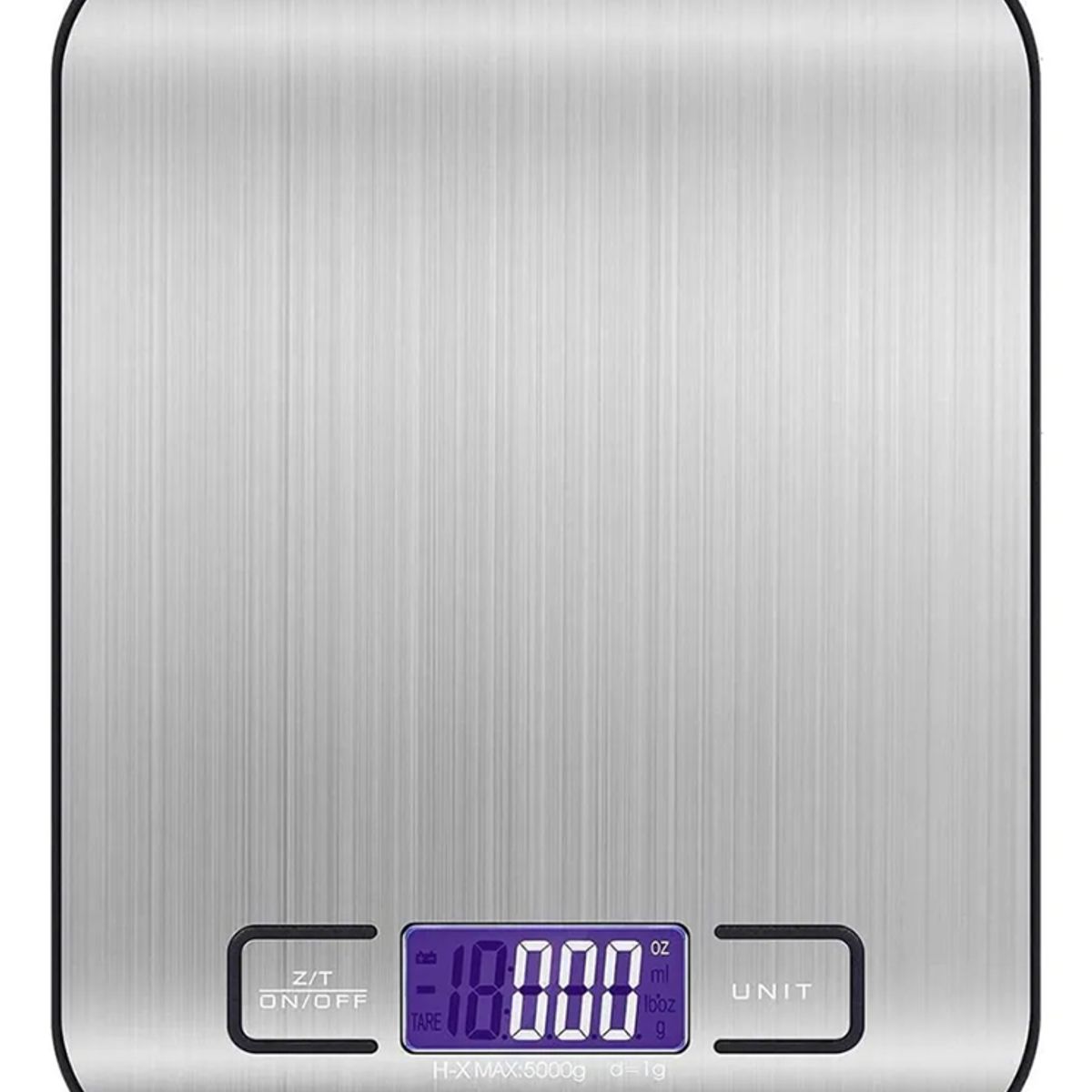 GENERICO - Báscula digital cocina acero inoxidable 10kg