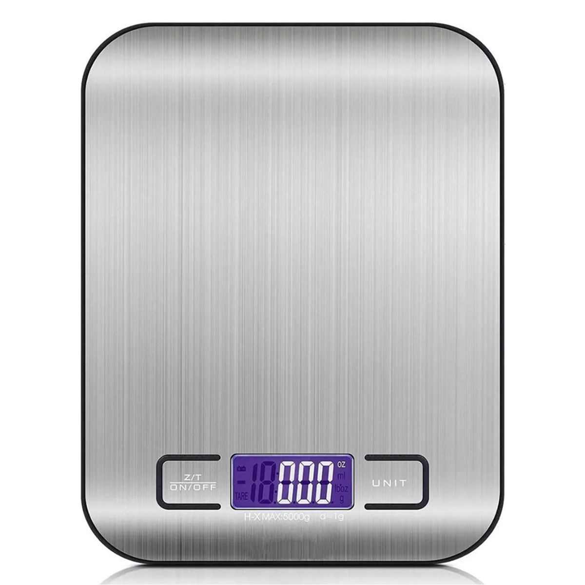 GENERICO - Báscula digital cocina acero inoxidable 10kg