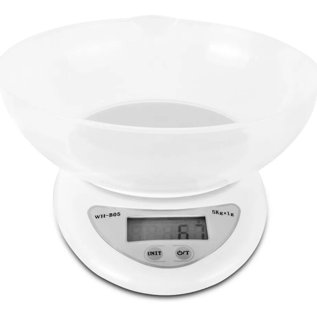 GENERICO - Pesa digital cocina con bowl 1g a 5kg