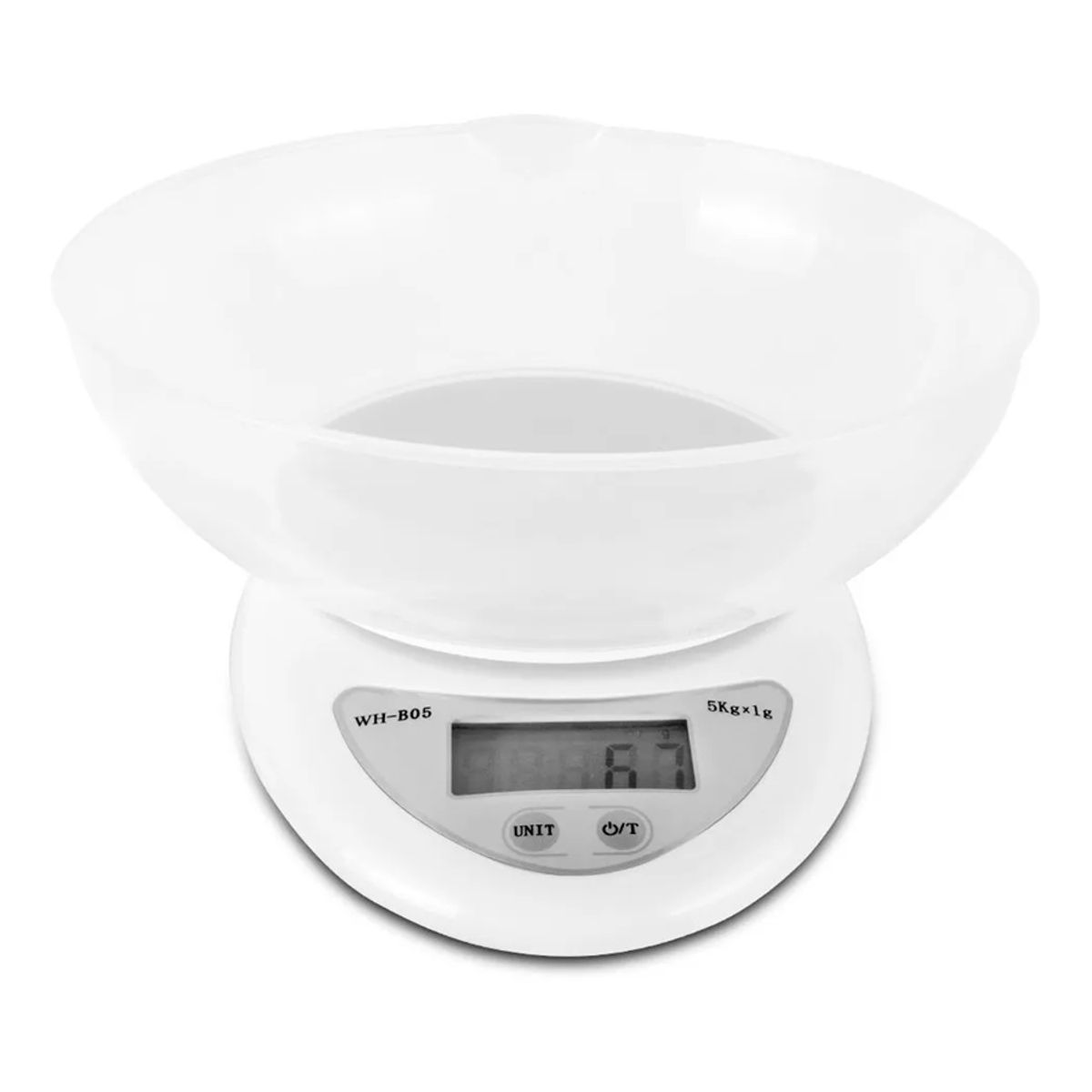 GENERICO - Pesa digital cocina con bowl 1g a 5kg