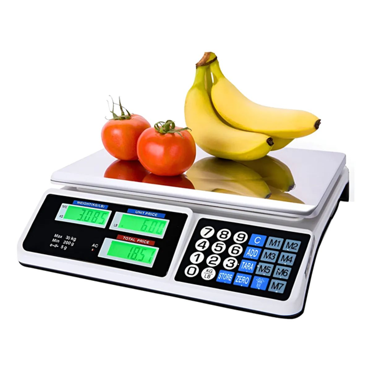 GENERICO - Balanza digital 40kg con bandeja