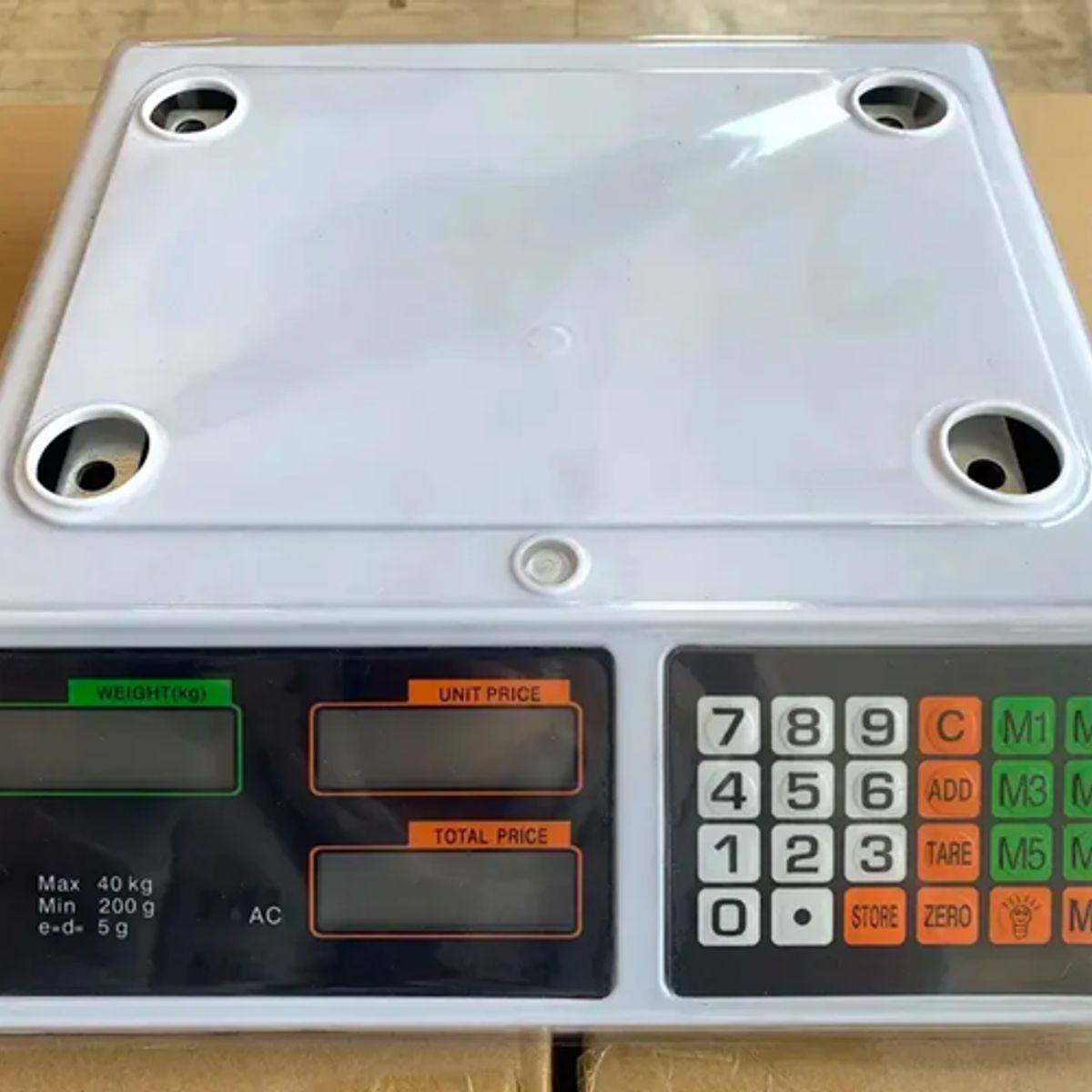 GENERICO - Balanza digital 40kg con bandeja