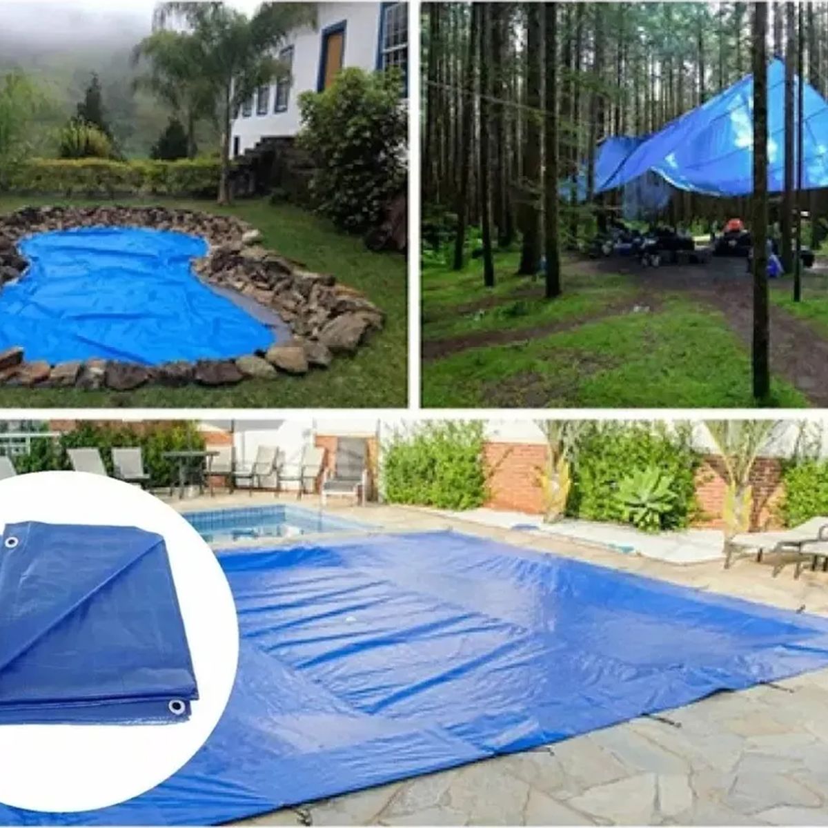 GENERICO - Carpa lona multiuso impermeable 3x4m