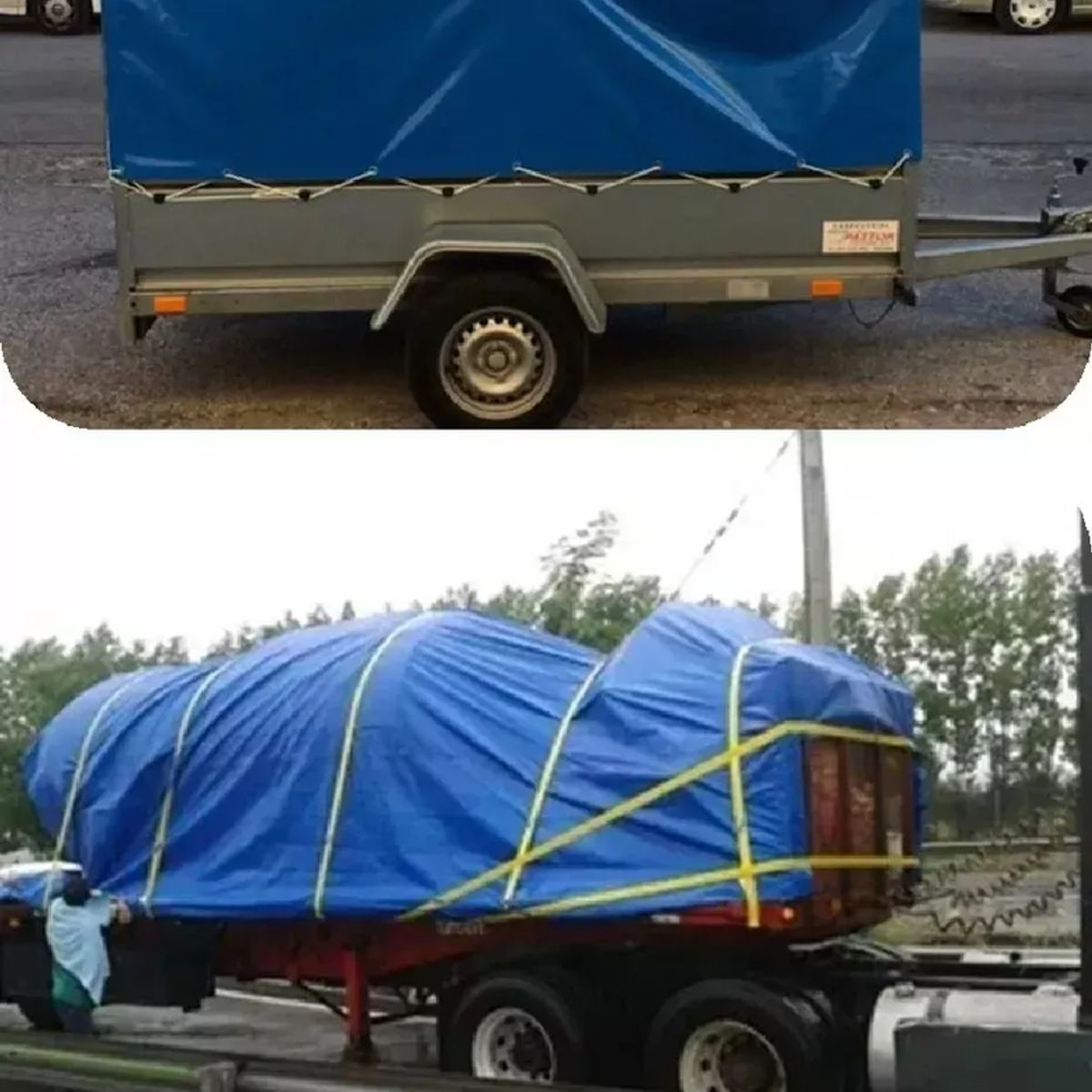 GENERICO - Carpa lona multiuso impermeable 4x5m