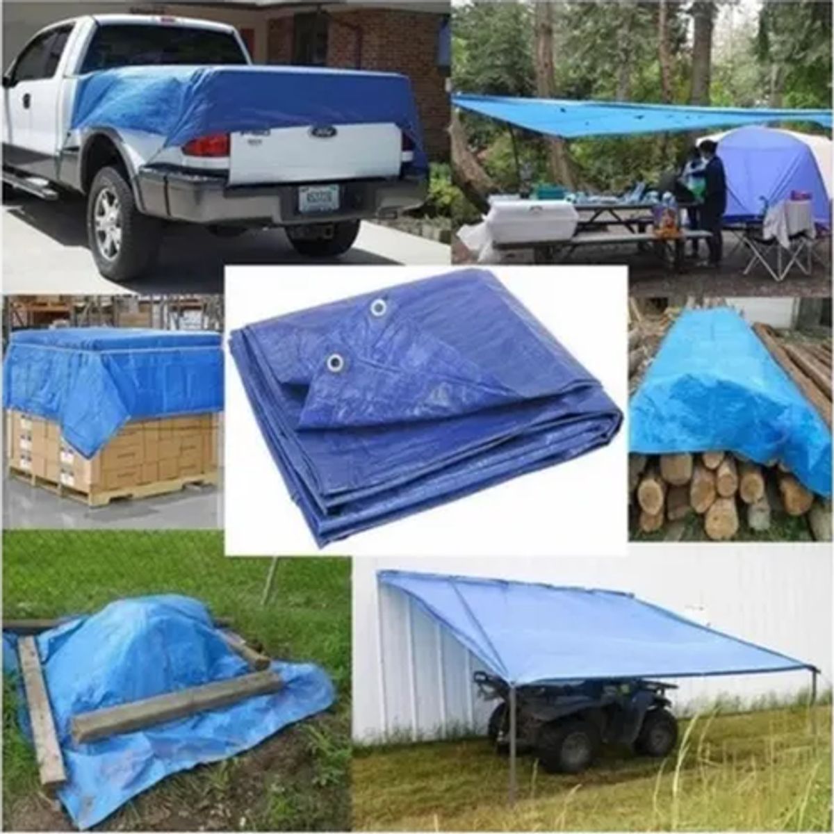 GENERICO - Lona multiuso impermeable 5x6m universal