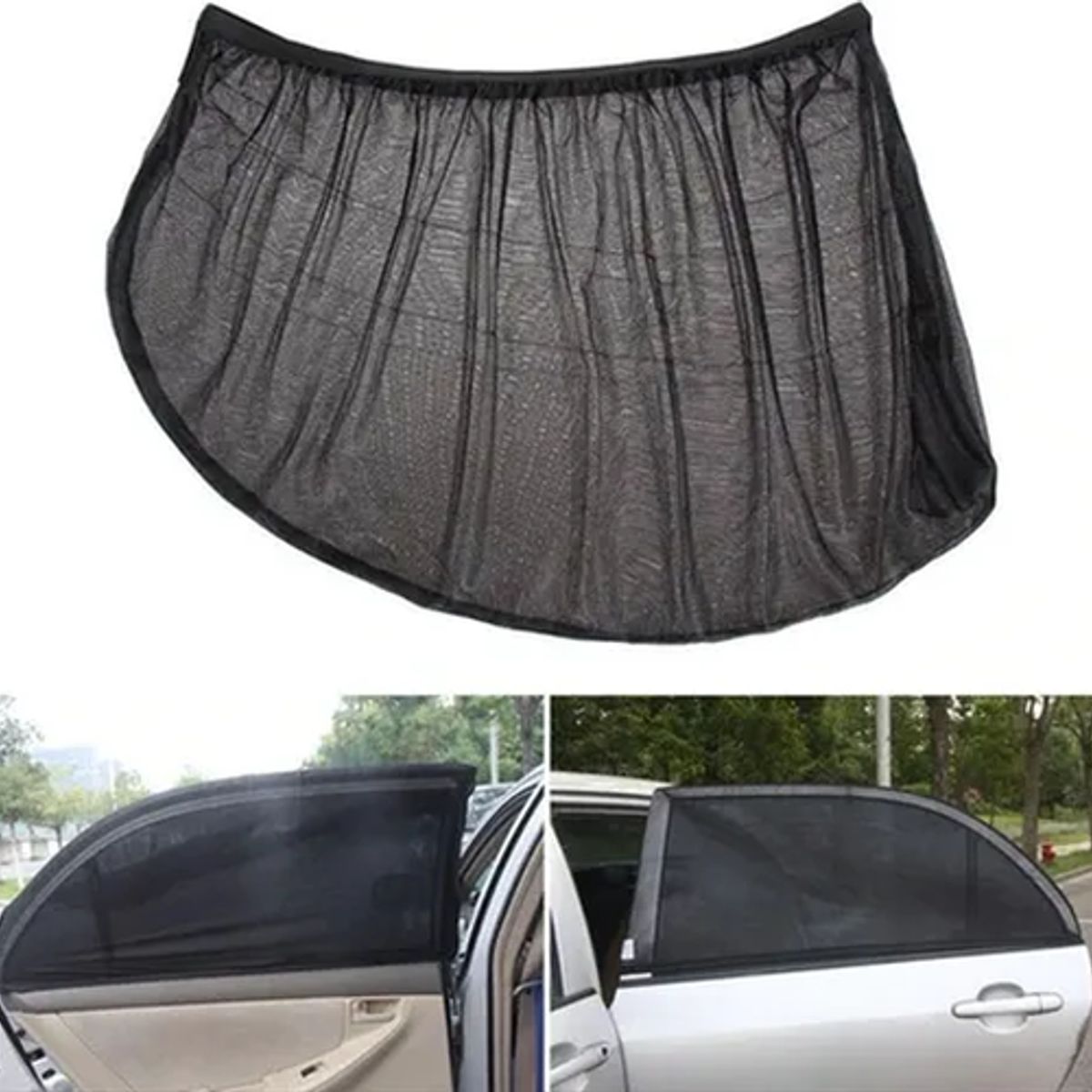 GENERICO - Malla ventana lateral auto protección uv