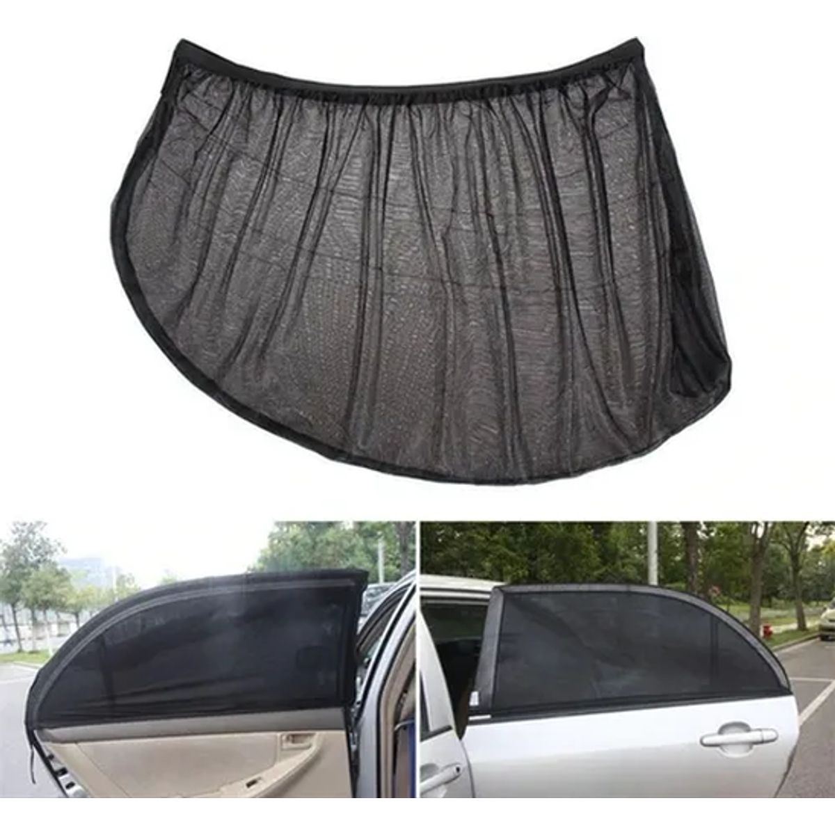 GENERICO - Malla ventana lateral auto protección uv