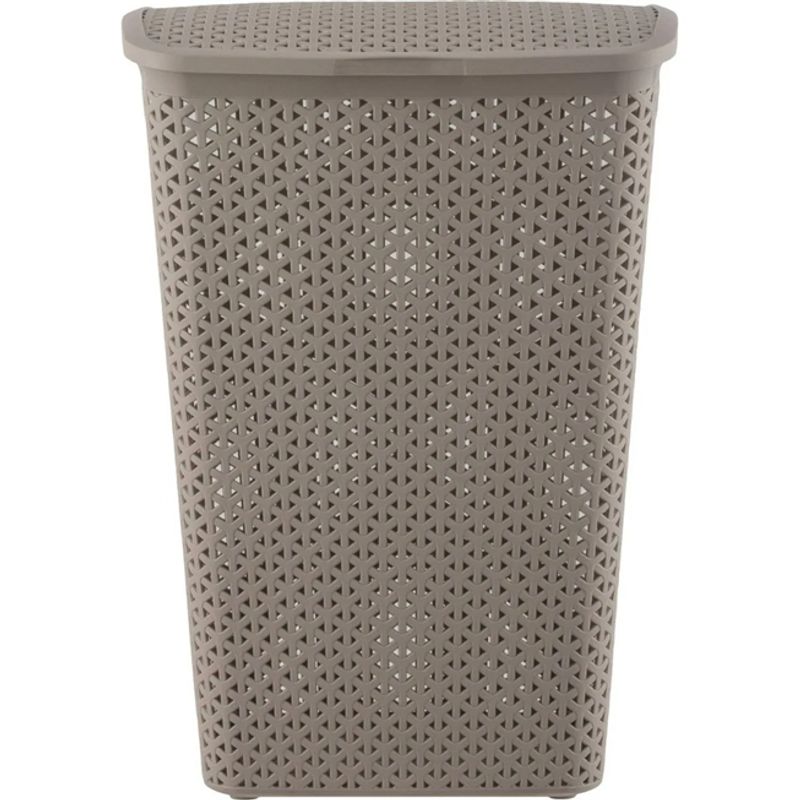 GENERICO - Cesto ropa sucia Bali 55l color taupe