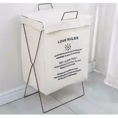 GENERICO - Cesta ropa sucia plegable color variado